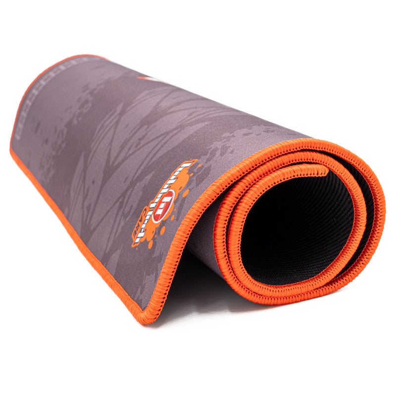 Tapis de stand silicone 4mm taille 60x40cm Hobbytech gris/orange