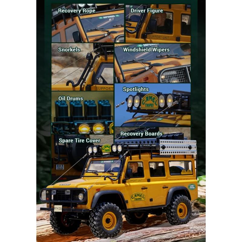 Crawler FMS 1/10 Land Rover Discovery 1st-Gen FCX10 Scaler ARTR kit (RS) FMS11043RS