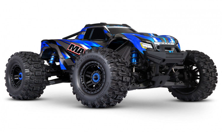 Traxxas Wide-MAXX 4S Bleu 4WD TQi TSM RTR 89086-4