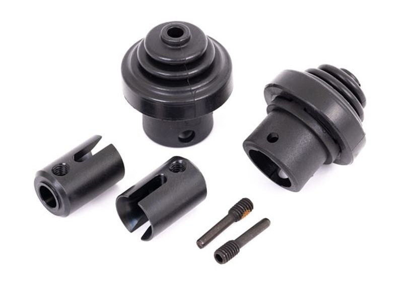 Noix de sortie pignon d'attaque av/arr acier renforce (x2) Traxxas sledge 9587