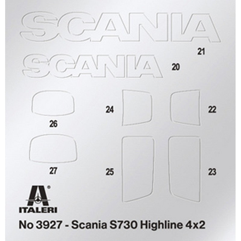 Maquette camion Scania S730 Highline 4x2 - Italeri 3927 - 1/24