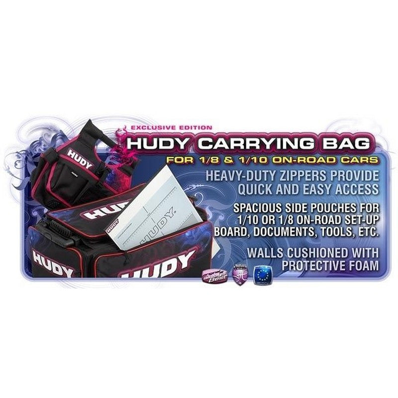 Sac de transport Hudy pour voiture piste 1/10 ou 1/8 - Hudy - 199120