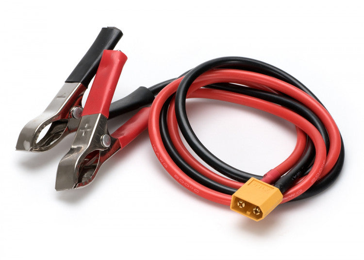 Câbles d'entrée CC XT60 avec pinces crocodiles pour batterie au plomb 610 mm - B9708