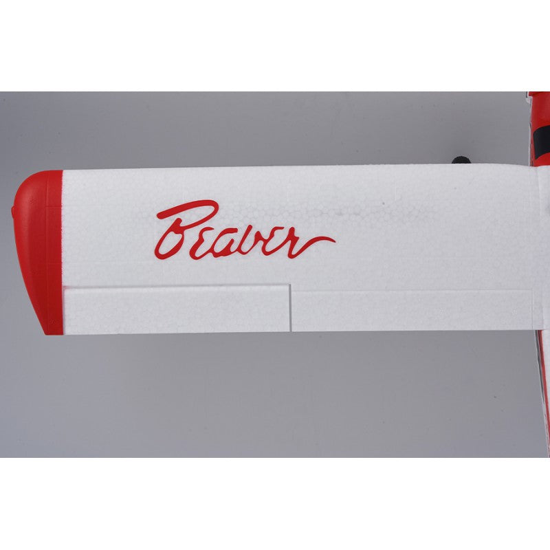 Avion débutants 1/18 800mm Beaver RTF kit - rouge