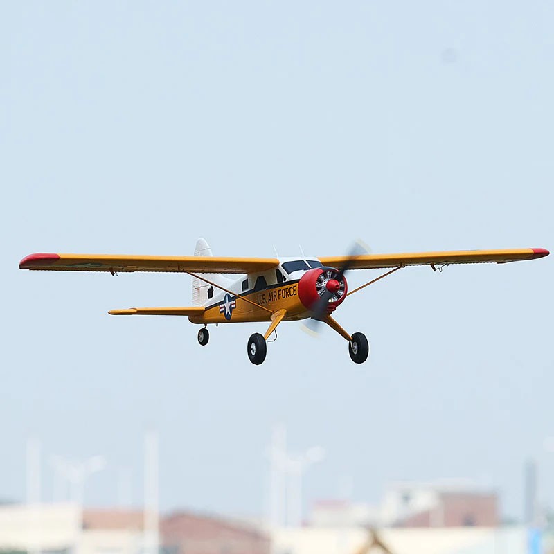 Avion débutants 1/18 800mm Beaver RTF kit - jaune