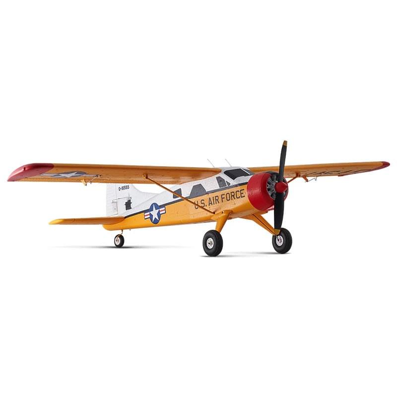 Avion débutants 1/18 800mm Beaver PNP kit - jaune - Breizh Modélisme.