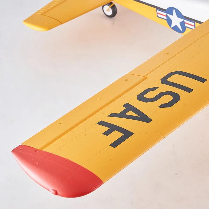 Avion débutants 1/18 800mm Beaver PNP kit - jaune - Breizh Modélisme.