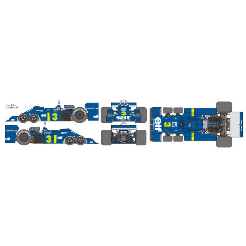 Maquette voiture Tyrrell P34 GP Japon 1976 - Tamiya 20058 - 1/20