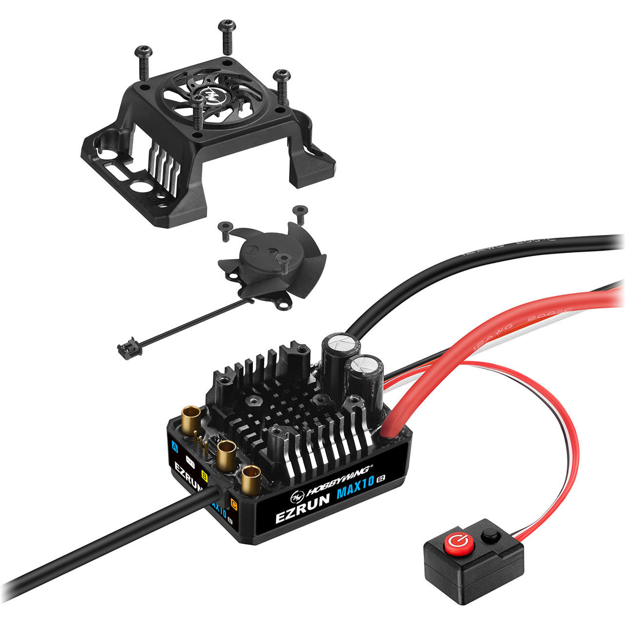 Variateur Hobbywing Ezrun MAX10 G2 140Amp 2-4s LiPo 30102603