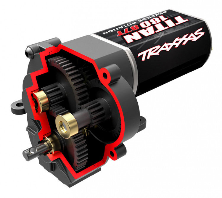 Traxxas 9791R Transmission Complete + Moteur - Petite Vitesse 40.3 : 1 - Trx-4m