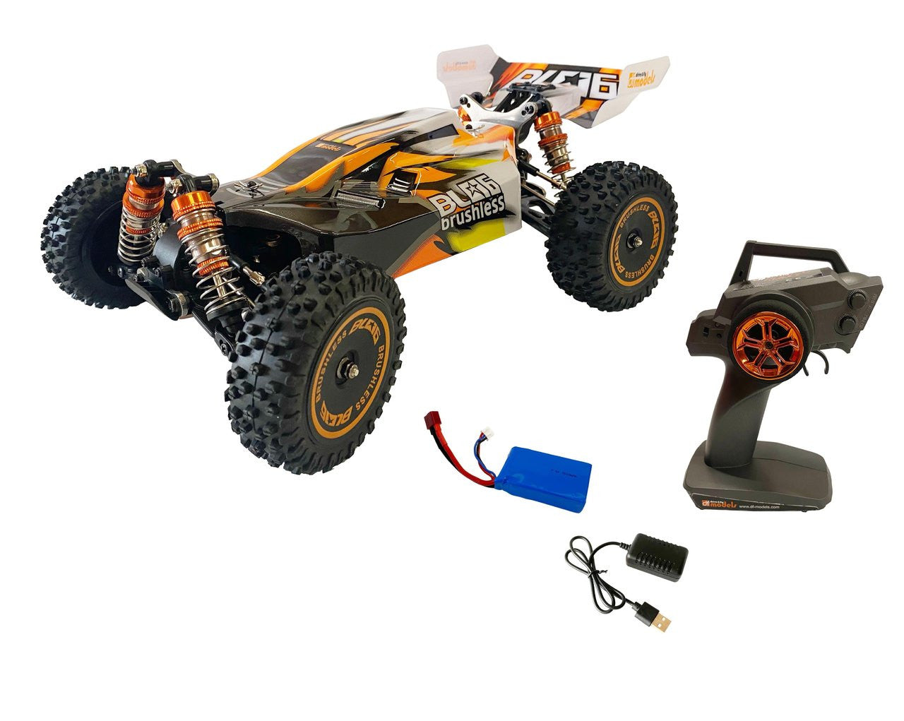 DF Models Buggy RC BL06 Brushless RTR 1/14 - 80km/h 4WD 144010 DF 3127
