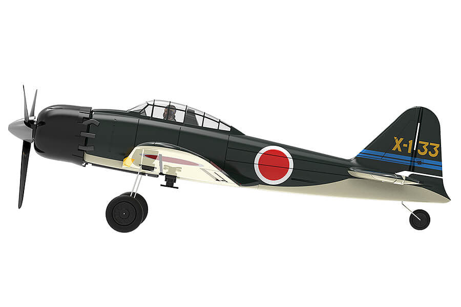 Avion de début télécommandé V761-15 Volantex MITSUBISHI ZERO avec stabilisateur de vol