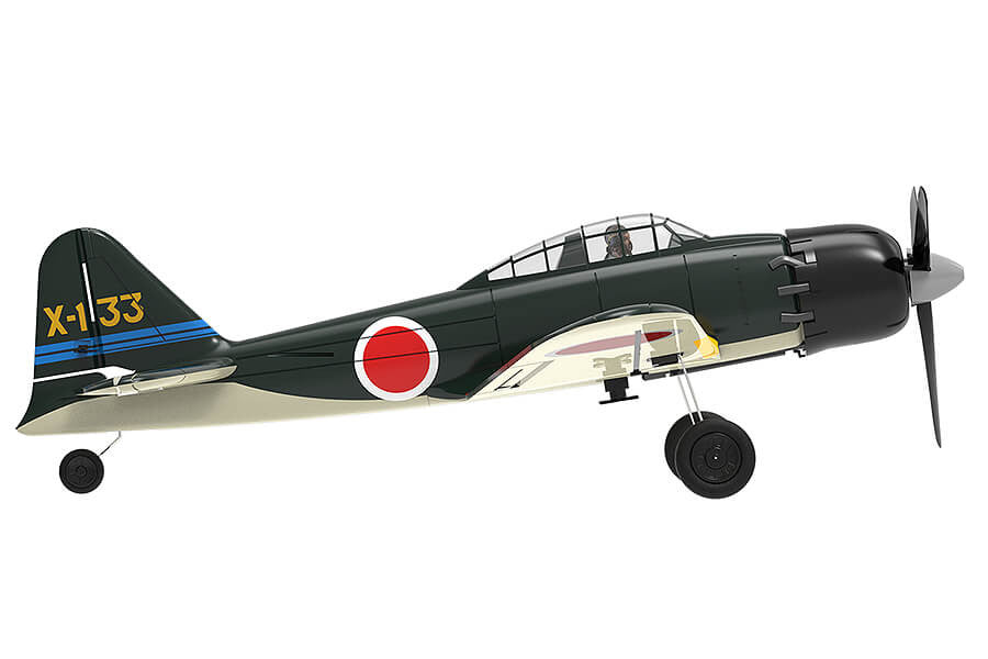Avion de début télécommandé V761-15 Volantex MITSUBISHI ZERO avec stabilisateur de vol