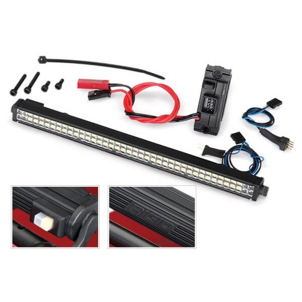 Kit Traxxas 8029 Rampe lumineuse a Led + Alimentation 3V, 0,5A pour TRX-4
