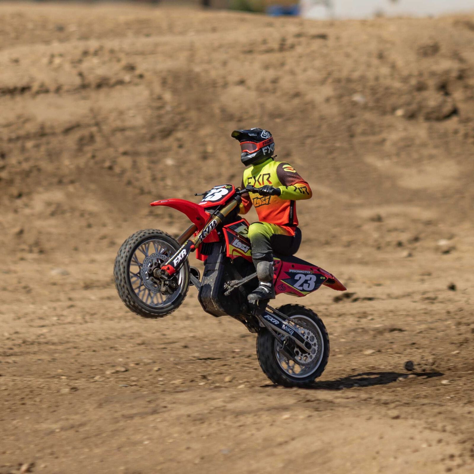 Moto RC Losi 1/4 Promoto-MX Motorrad RTR, FXR LOS06000T1 rouge