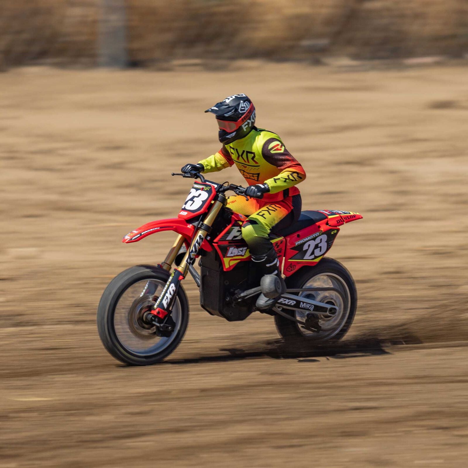 Moto RC Losi 1/4 Promoto-MX Motorrad RTR, FXR LOS06000T1 rouge