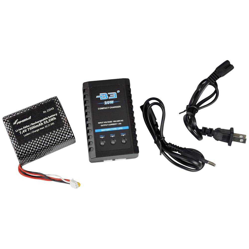 Chargeuse RC Hydraulique en Métal G921H PETROL RTR 1/16 - Amewi 22540
