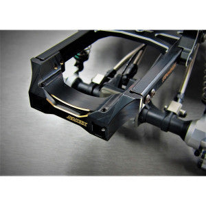 Option TRX4 SAMIX - Support pare-choc arrière en laiton Traxxas TRX-4