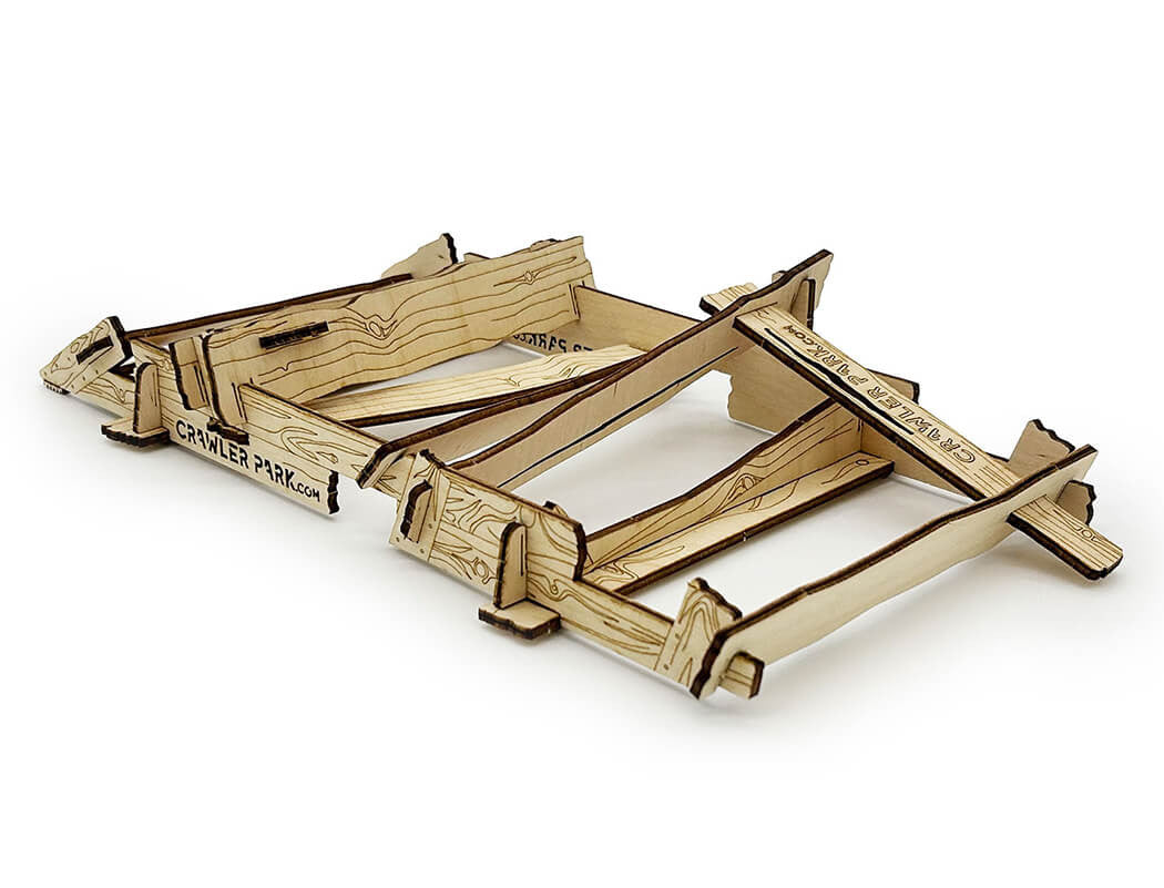 Kit de démarrage circuit 1/18 et 1/24 RC Crawler park avec 5 obstacles