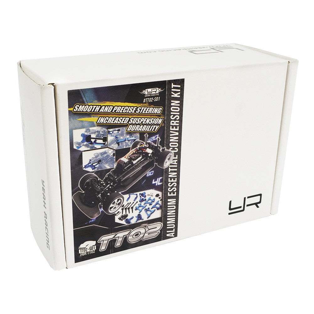 Kit option Alu anodisé rouge Tamiya châssis TT02 Yeah Racing