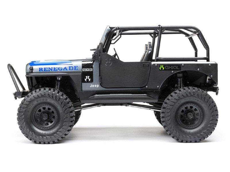 Crawler Axial 1/10 SCX10 III Jeep CJ-7 4WD charbon RTR - gris AXI03008T2