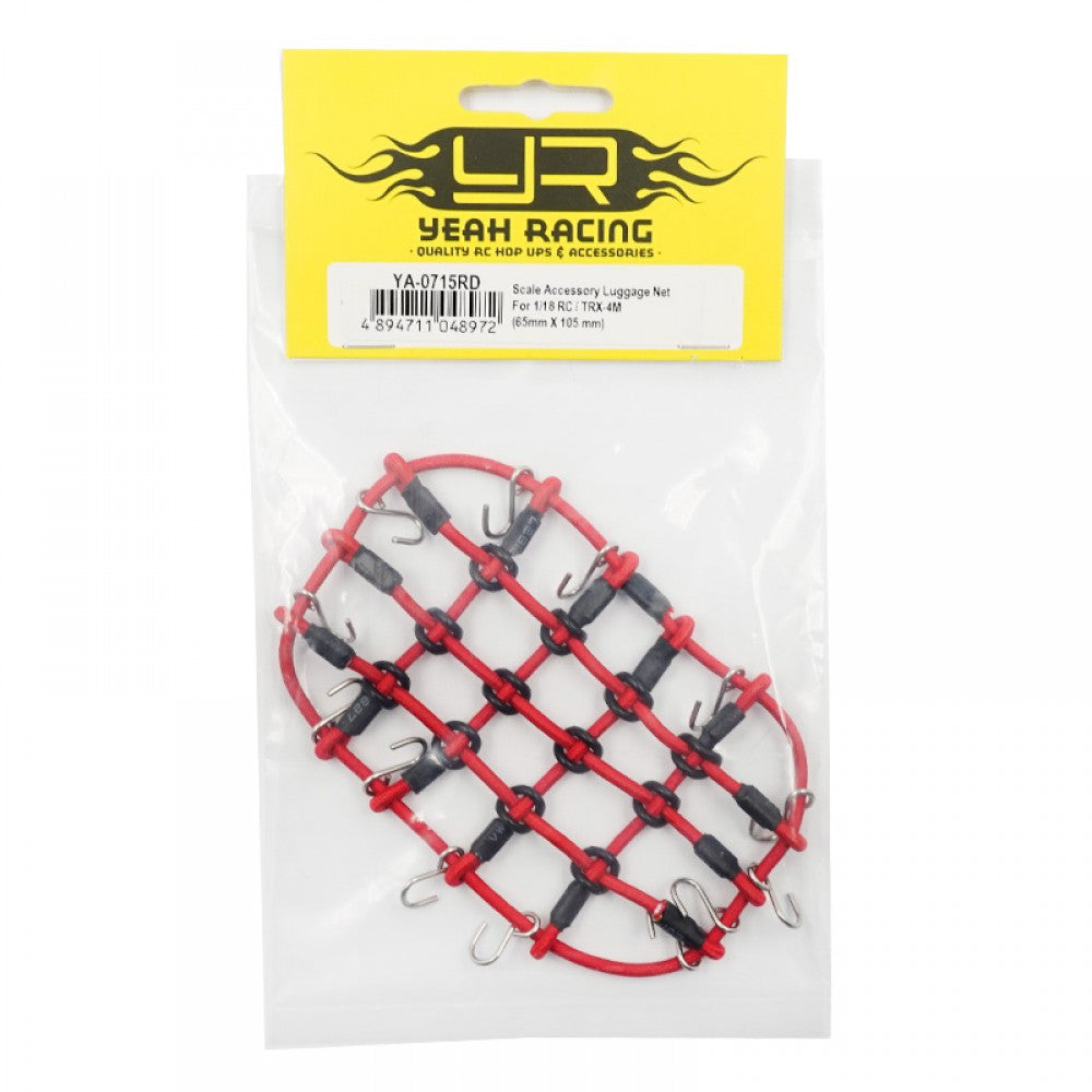 Filet de toit rouge 65x105mm pour Traxxas TRX-4M 1/18