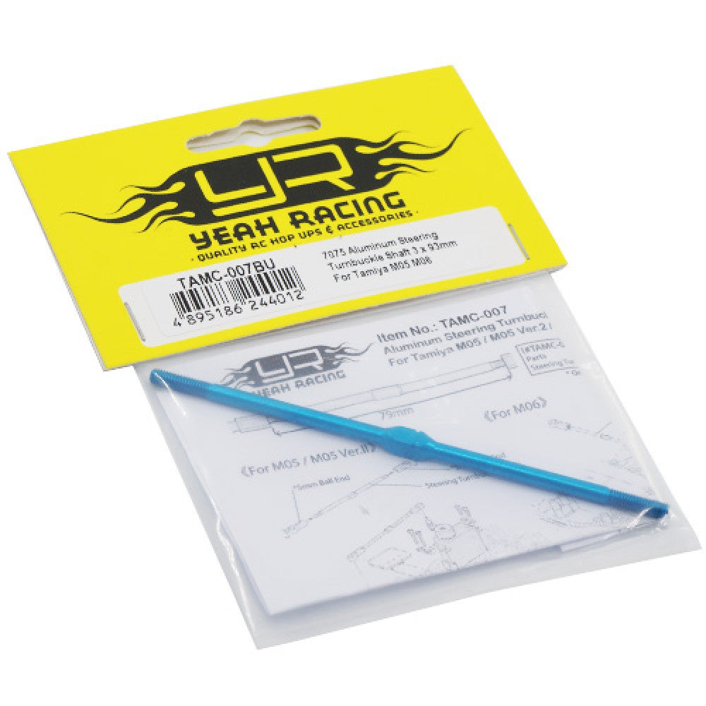 Arbre de tendeur de direction en alu 7075, pour Tamiya M05 M06 Yeah Racing