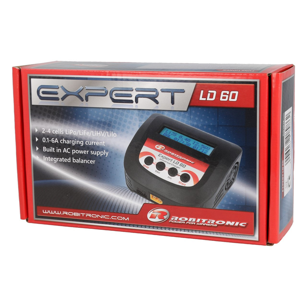 Chargeur LiPo 2-4s 6A 60W Multifonction