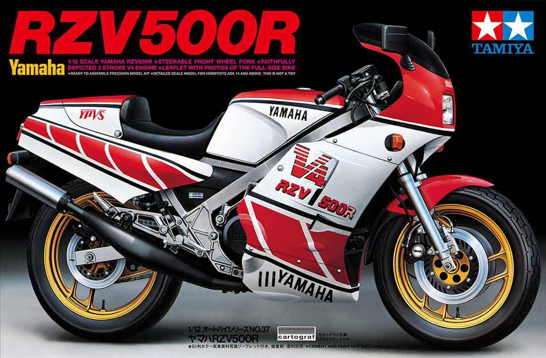 Maquette moto Yamaha RZV 500R 1/12 - Tamiya 14037 - Breizh Modélisme.