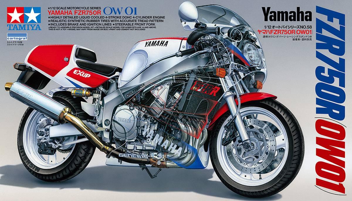 Maquette moto Yamaha FZR750R (OW01) - Tamiya 14058
