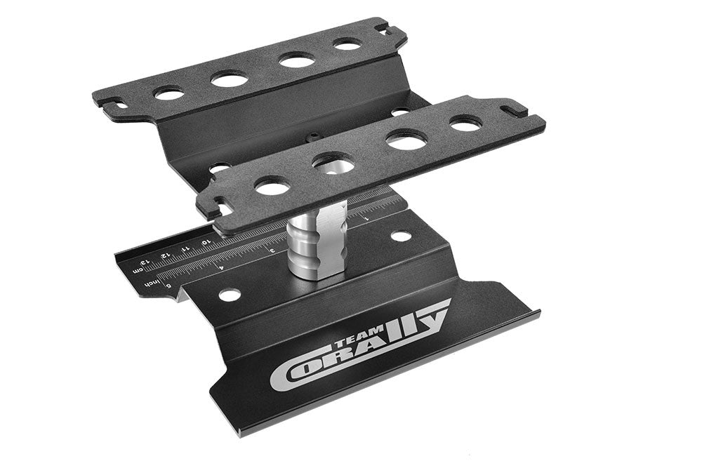 Stand pour voiture (1/8, 1/10, 1/12) aluminium noir - C-16320