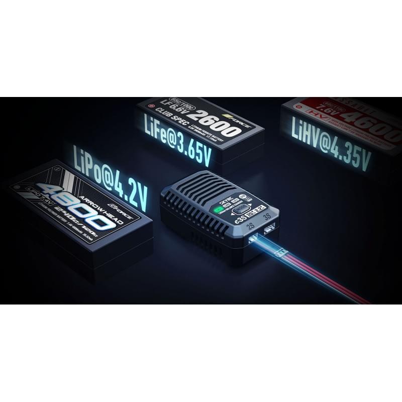 Chargeur secteur 220V Lipo, Li-ion 20W (2-3S)