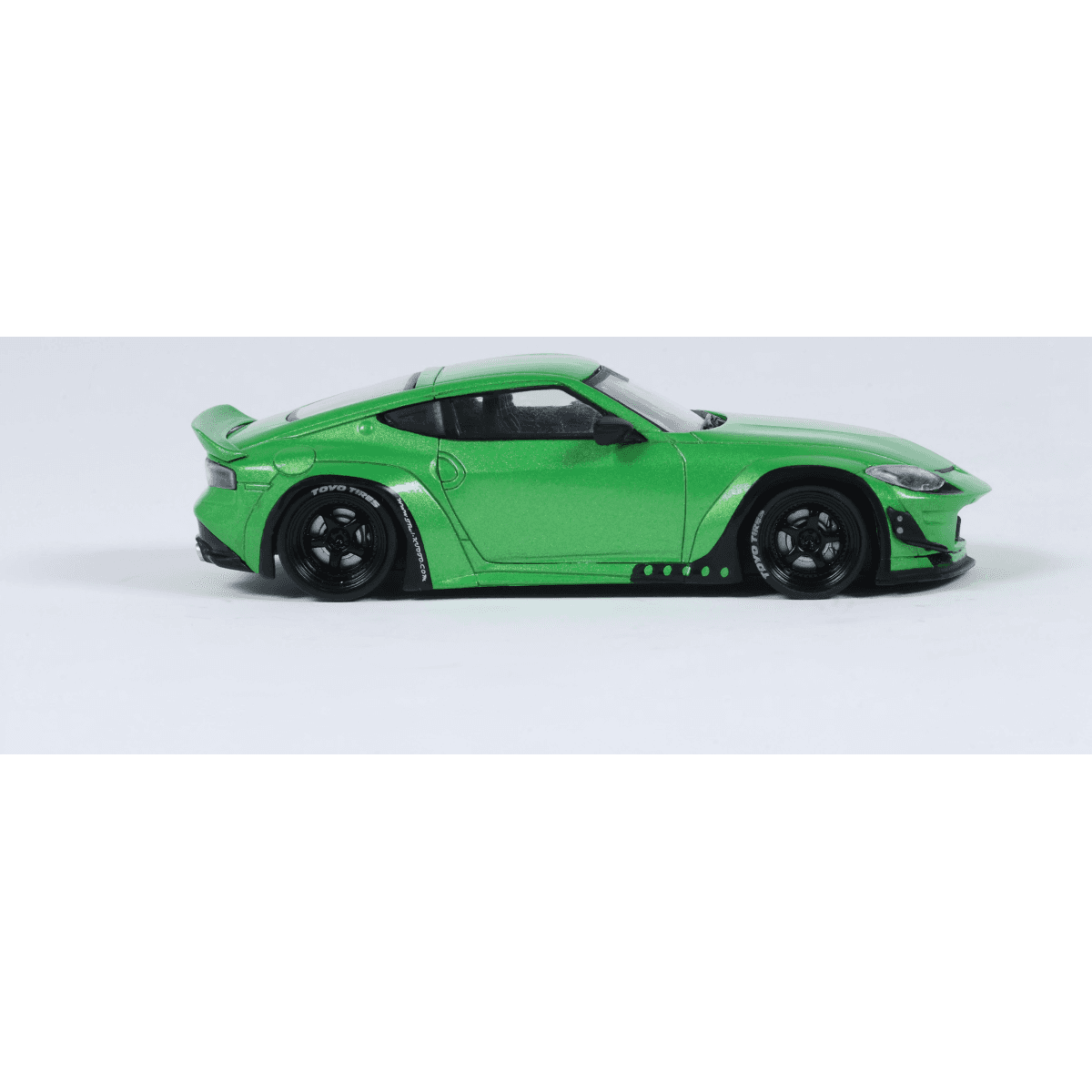 Voiture miniature 1/43 Pandem Nissan Fairlady Z vert métallique 2022 Solido S4315503 - Breizh Modélisme.