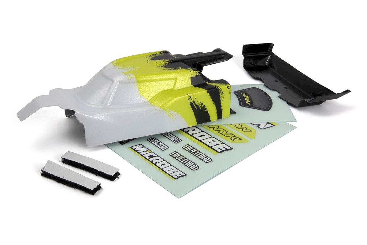 Carrosserie de buggy Maverick RC jaune 1/24 - MV150852