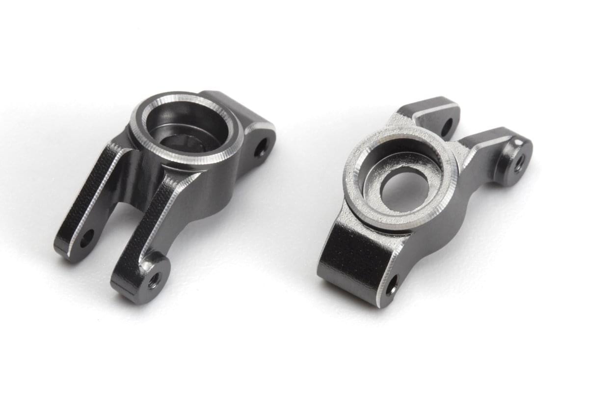 Jeu de moyeux arrière en aluminium Maverick RC (gauche/droite/gris) - MV150859