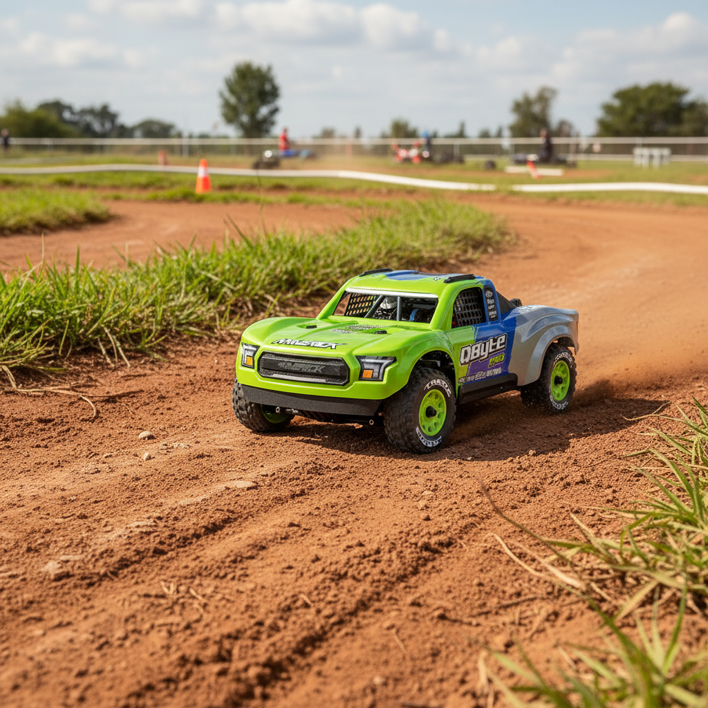 Short course 3S 80km/h 1/12 Maverick QByte SC Flux PRO Brushless RTR 4WD fluo MV151203