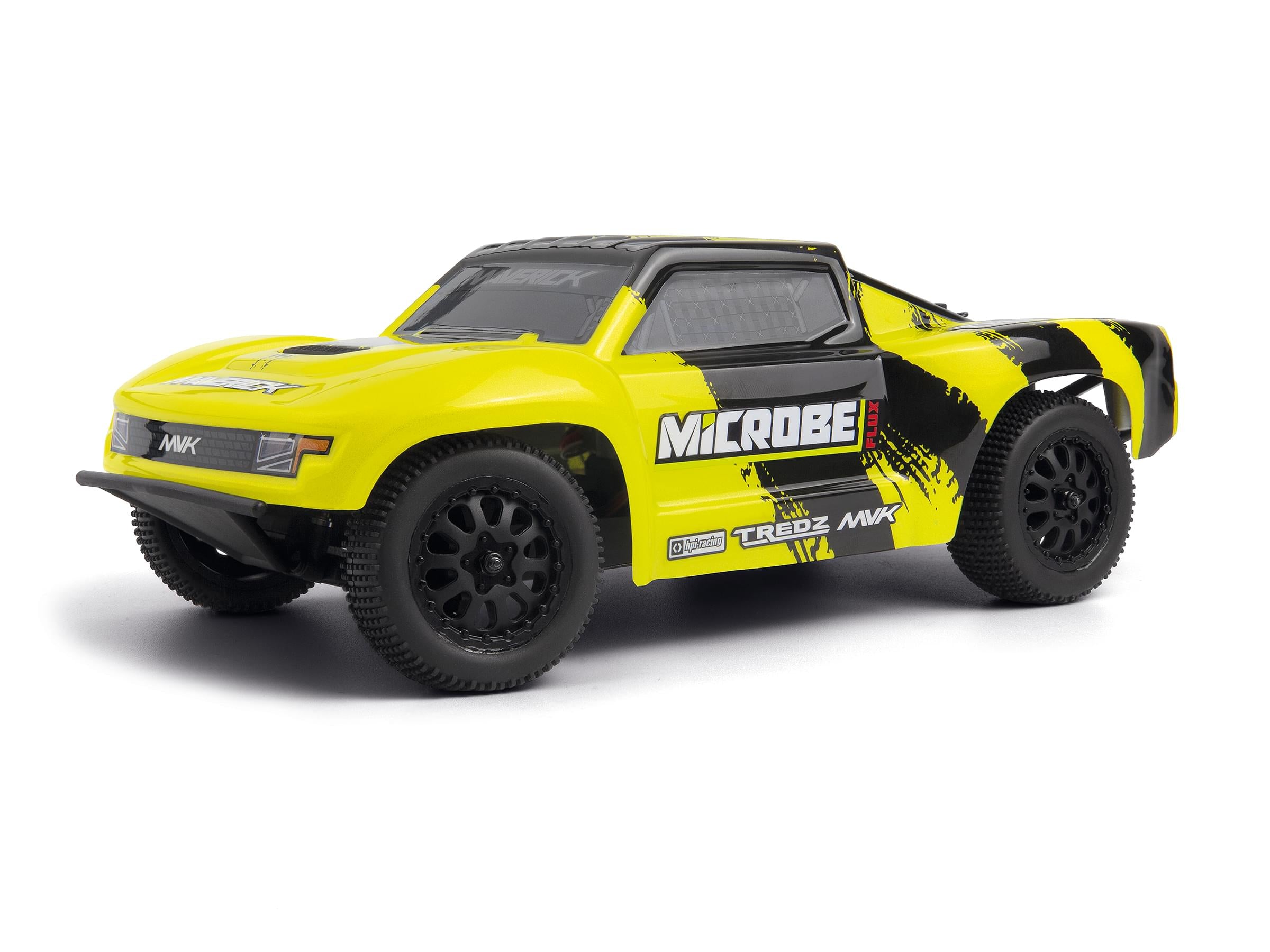 Short course 1/24 Brushless SC flux Maverick Microbe RC jaune – MV151509