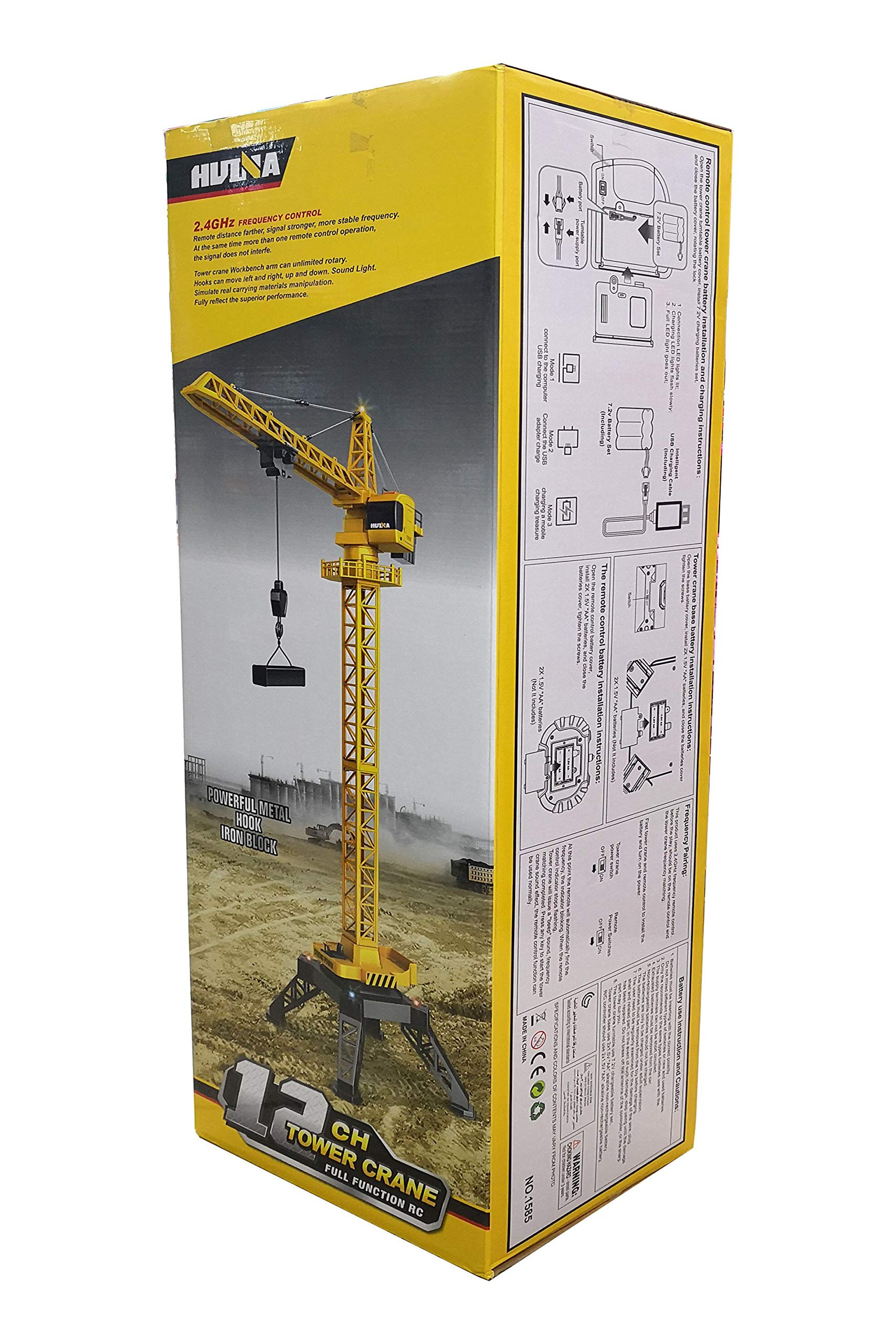 Grue télécommandée 1/14 - 2.4GHz - Huina 1585