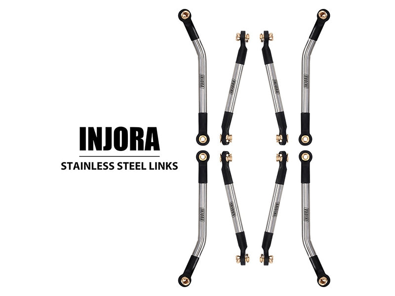Injora Kit de biellettes alu pour FMS 1/18 FCX18
