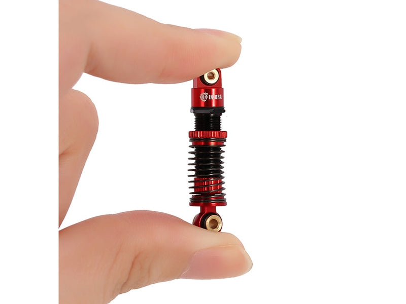 Injora 45mm Amortisseurs rouge avec huiles pour FMS FCX24 FCX18
