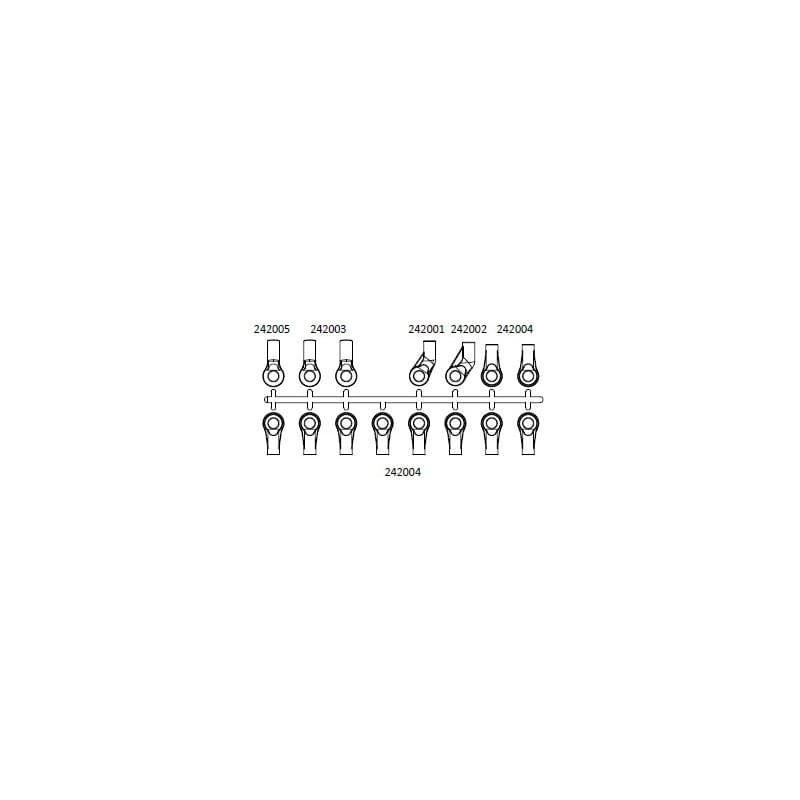 Clip de chapes 1/6 (2 mod) - CRO97401469