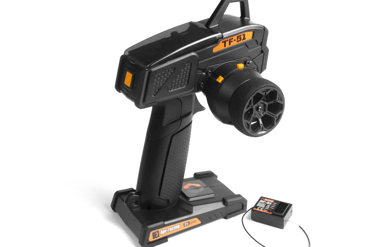 Radio 4 voies standard pour voitures RC et récepteur RF-51 HPI Racing TF-51