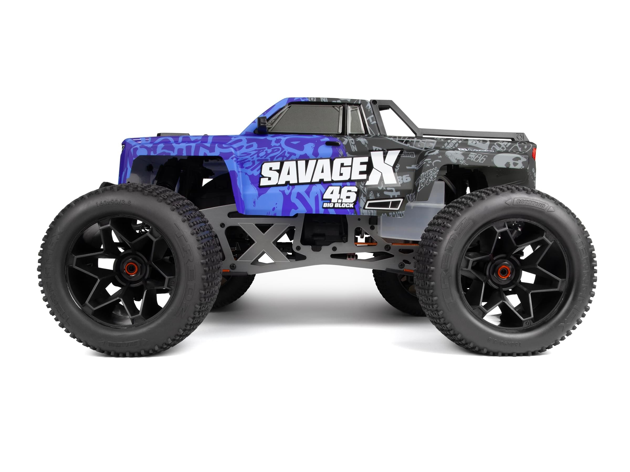 Monster truck HPI Savage X 4.6 GT-6 RTR 1/8 Nitro bleu 160585