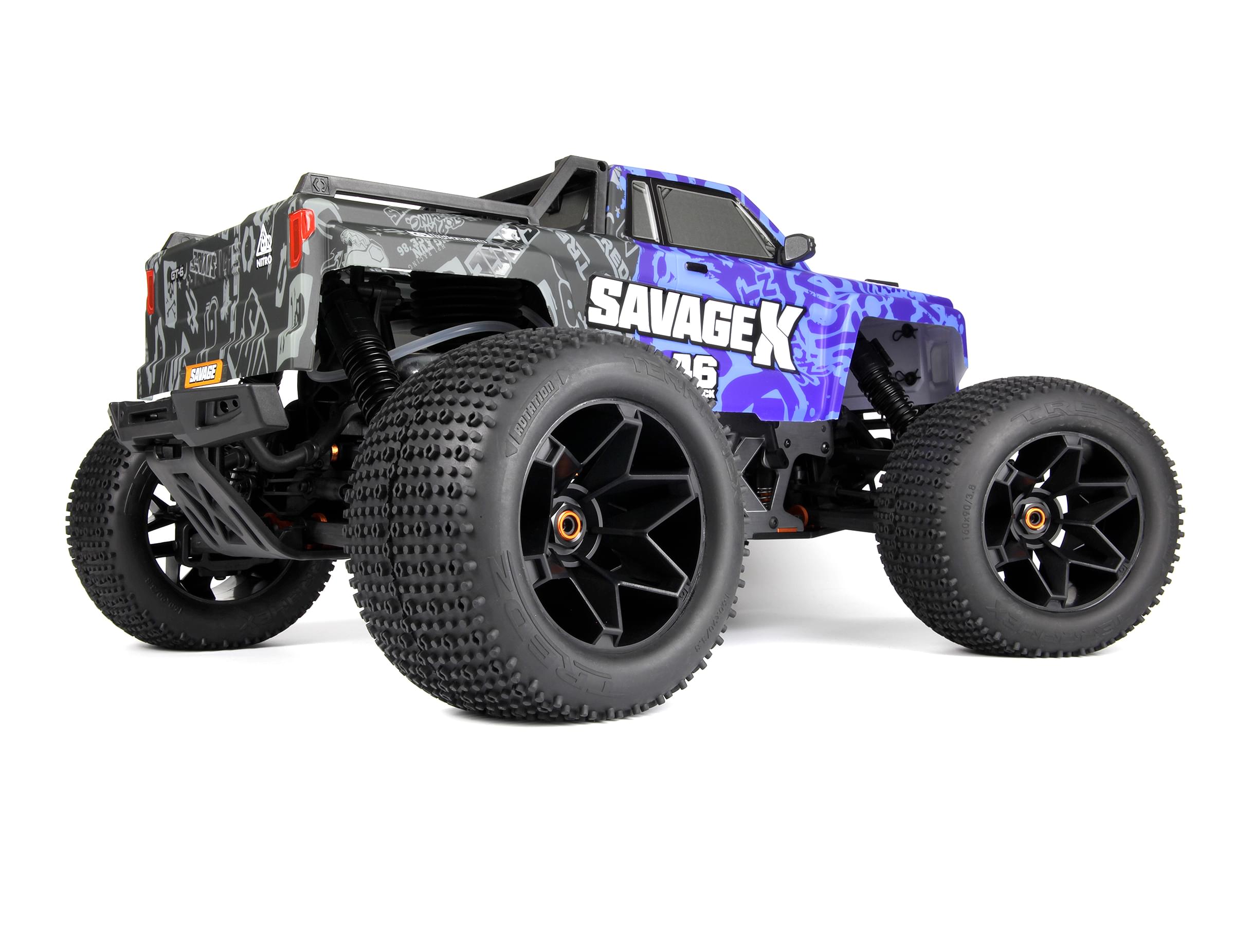 Monster truck HPI Savage X 4.6 GT-6 RTR 1/8 Nitro bleu 160585
