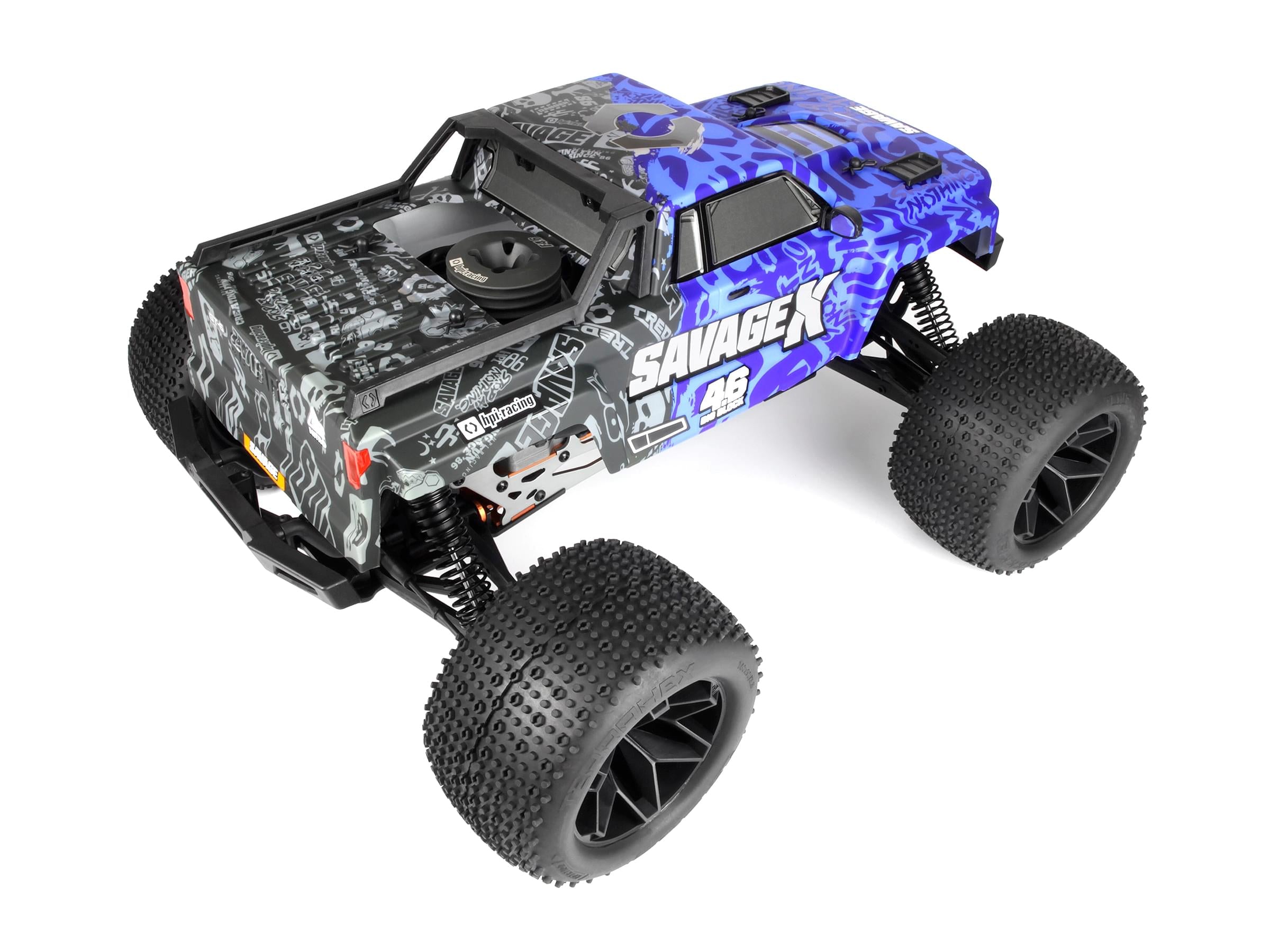 Monster truck HPI Savage X 4.6 GT-6 RTR 1/8 Nitro bleu 160585