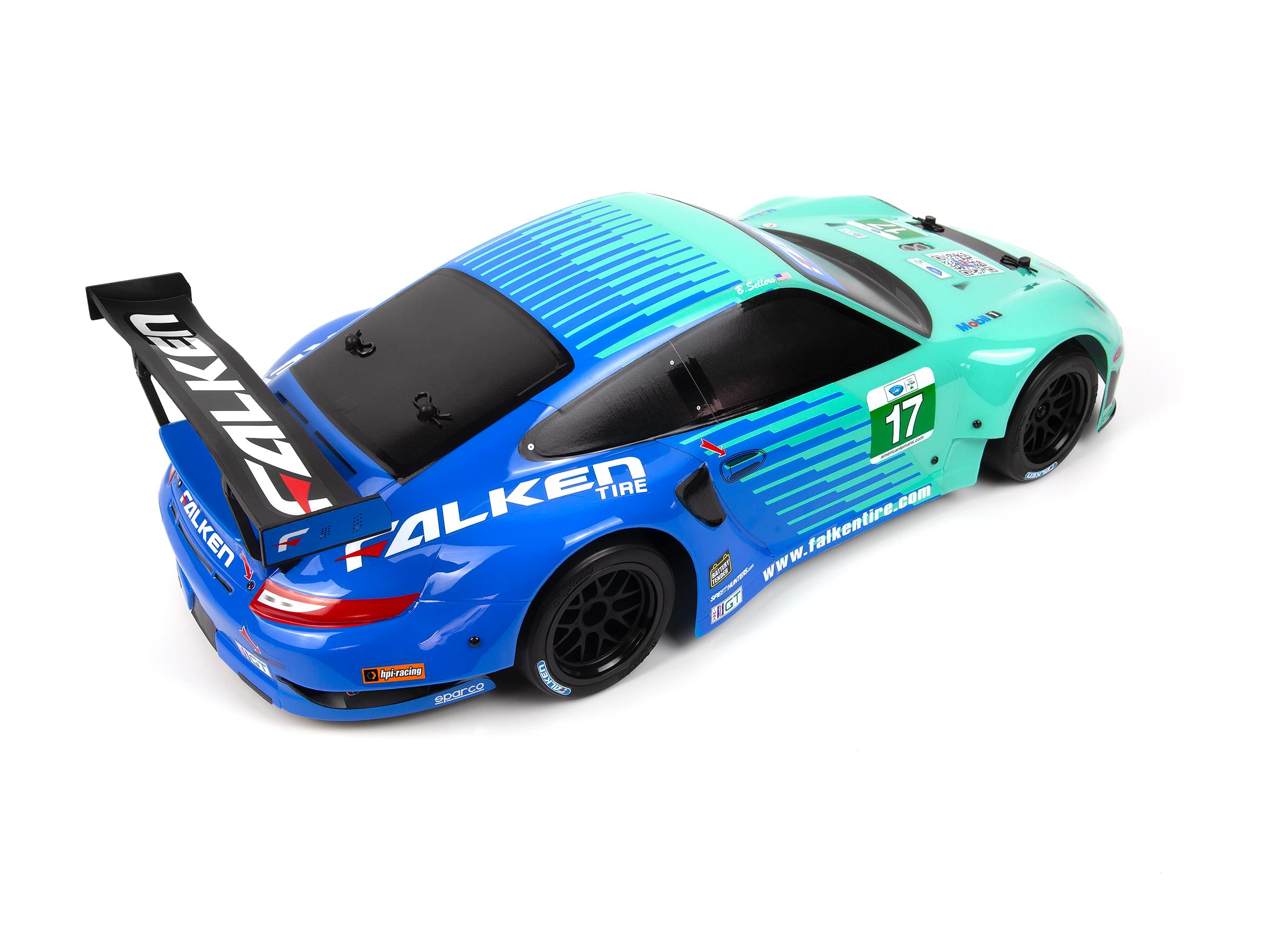 HPI Racing Sport 3 Porsche 911 GT3 RSR Falken FLUX - HP160781