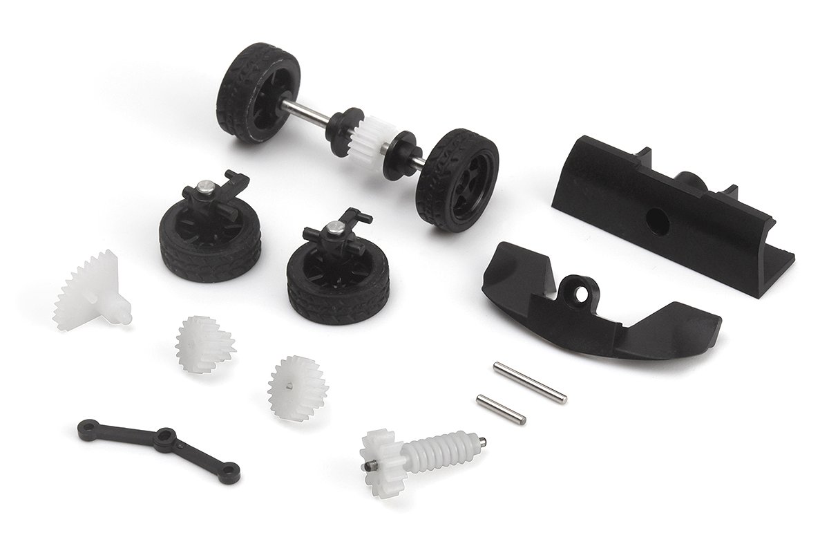 Ensemble de pièces de direction et de transmission HPI Racing 1/64 - HP160975 - Breizh Modélisme.