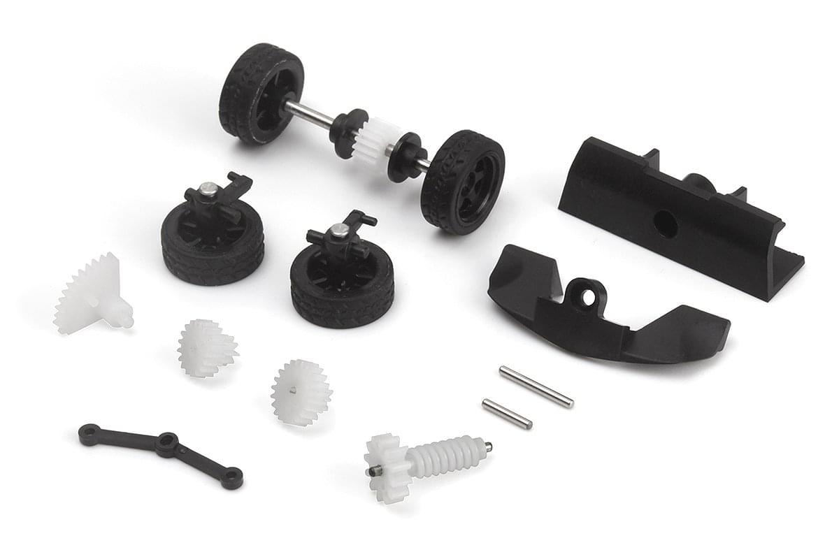 Ensemble de pièces de direction et de transmission HPI Racing 1/64 - HP160975 - Breizh Modélisme.