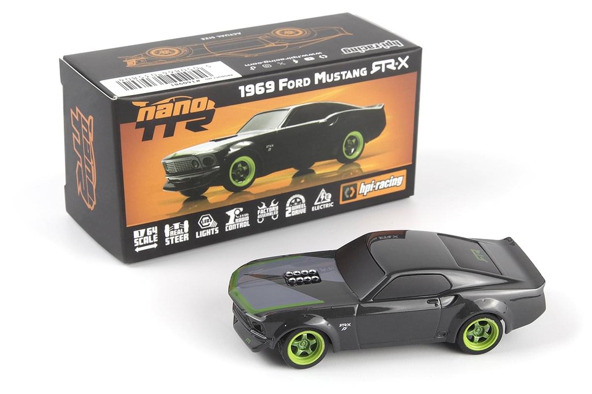 HPI 1/64 nano TTR 1969 Ford Mustang RTR-X (voiture uniquement) - HP160981