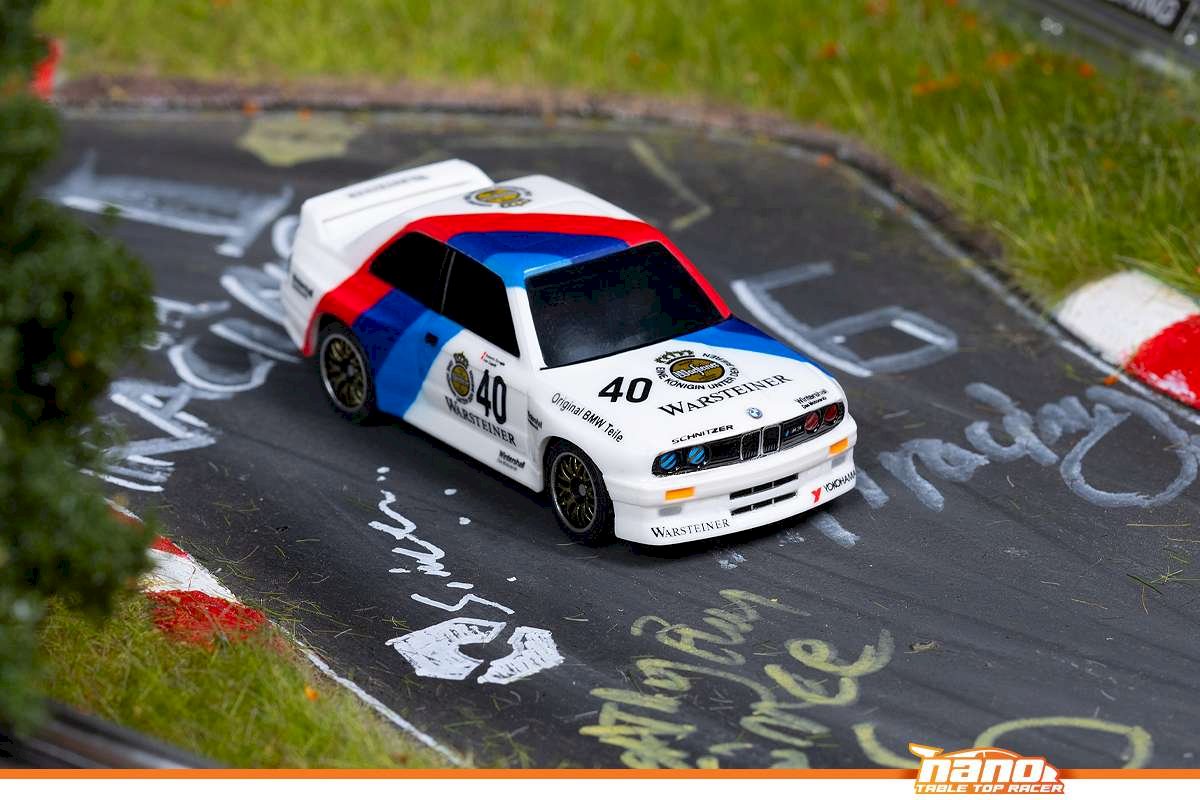 HPI 1/64 Racing nano-TTR 1987 BMW M3 E30 Warsteiner 160992